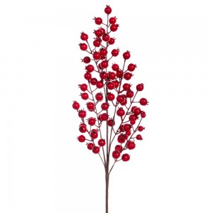 Χριστουγεννιάτικο διακοσμητικό κλαδί με berries σε κόκκινη απόχρωση σετ τριών τεμαχίων 66 εκ Χριστουγεννιάτικο διακοσμητικό κλαδί με berries σε κόκκινη απόχρωση σετ τριών τεμαχίων 66 εκ