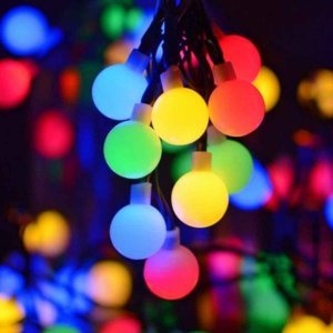 20 Led Frozen Cap αδιάβροχα μπαταρίας εναλλαγής χρώματος RGB με πράσινο καλώδιο και πολύχρωμο φως 2μ