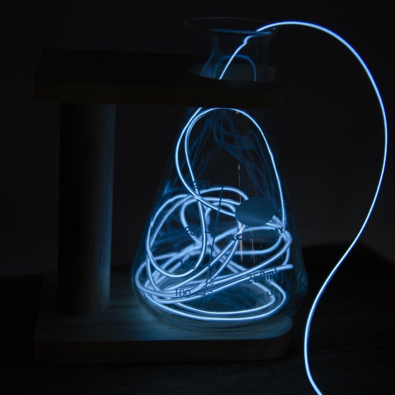 Μίνι φωτοσωλήνας μπαταρίας neon ψυχρό λευκό 2μ