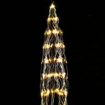 200 Led λαμπάκια αδιάβροχα σε σχήμα χταπόδι με καλώδιο χαλκού και λευκό θερμό φως 2μ