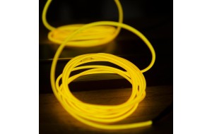 Μίνι φωτοσωλήνας μπαταρίας neon θερμό λευκό 5μ