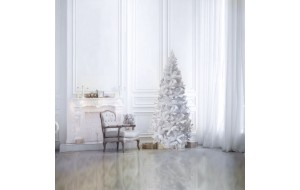 Slim Χριστουγεννιάτικο Δέντρο λευκό  180 εκ
