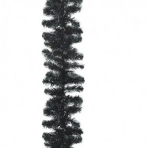 Γιρλάντα διακόσμησης με κλαδιά Μαύρη 270 εκ