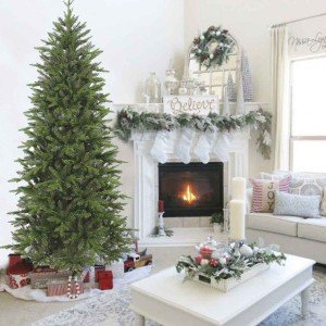 EchoRoza Χριστουγεννιάτικο δέντρο με κλαδιά PE mix και ύψος 240 εκ