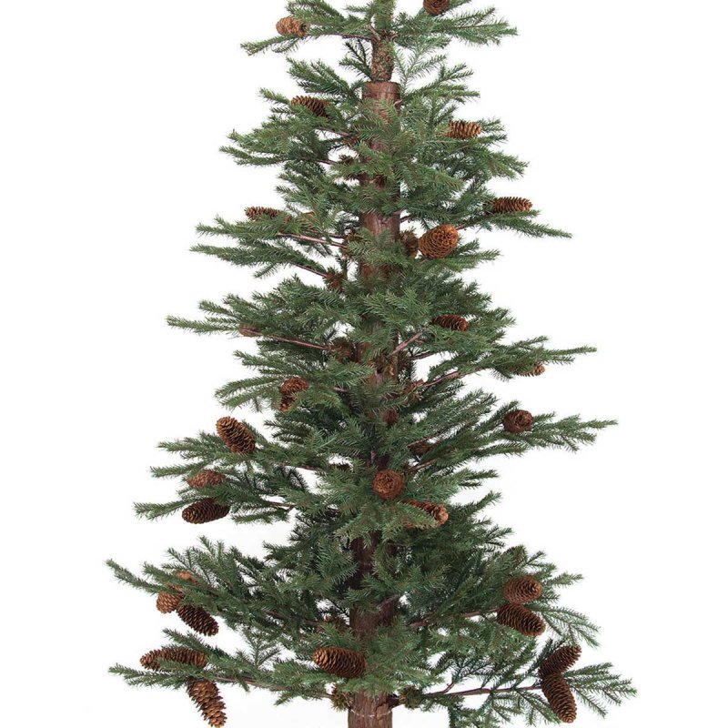 EchoWoody Χριστουγεννιάτικο δέντρο με ξύλινο φυσικό κορμό και ύψος 200 εκ