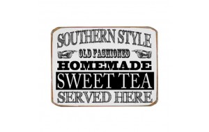 Ρετρό μαγνητάκι ψυγείου χειροποίητο tea southern style 8x6 εκ