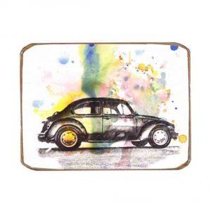 Ρετρό Μαγνητάκι ψυγείου Χειροποίητο 70's Car