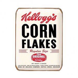 Ρετρό μαγνητάκι ψυγείου χειροποίητο regular size corn flakes 6x8 εκ
