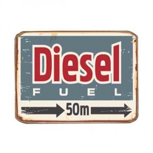 Ρετρό μαγνητάκι ψυγείου χειροποίητο diesel 8x6 εκ