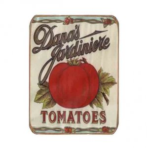 Ρετρό μαγνητάκι ψυγείου χειροποίητο tomatoes 6x8 εκ