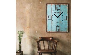 Vintage ξύλινο XL ρολόι τοίχου Antiquite mare 