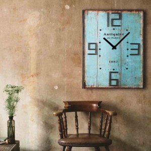 Vintage ξύλινο XL ρολόι τοίχου Antiquite mare 