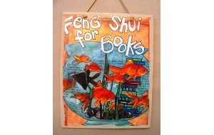 Πίνακας χειροποίητος feng shui for books 20x25 εκ
