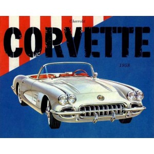 Πίνακας χειροποίητος Corvette 1958