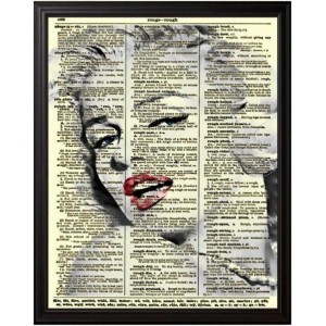 Πίνακας χειροποίητος Marilyn Monroe 20x25 εκ