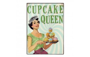 Πίνακας χειροποίητος cupcake queen
