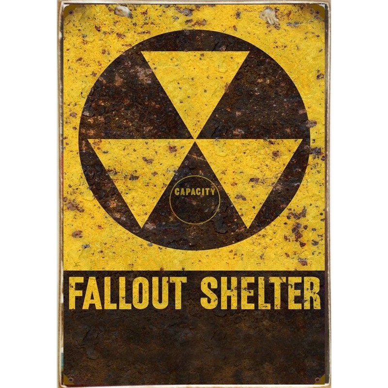 Πίνακας χειροποίητος fallout shelter 20x30 εκ