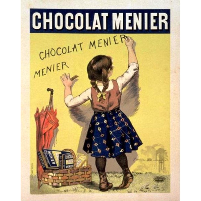 Πίνακας χειροποίητος retro διαφήμιση σοκολάτας 20x25 εκ