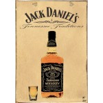 Ρετρό πίνακας χειροποίητος Jack Daniels