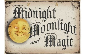 Ρετρό πίνακας χειροποίητος moonlight