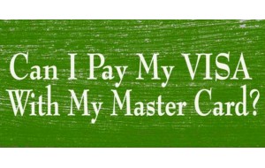 Ρετρό ξύλινος πίνακας χειροποίητος can I pay my visa with my master card 26x13 εκ