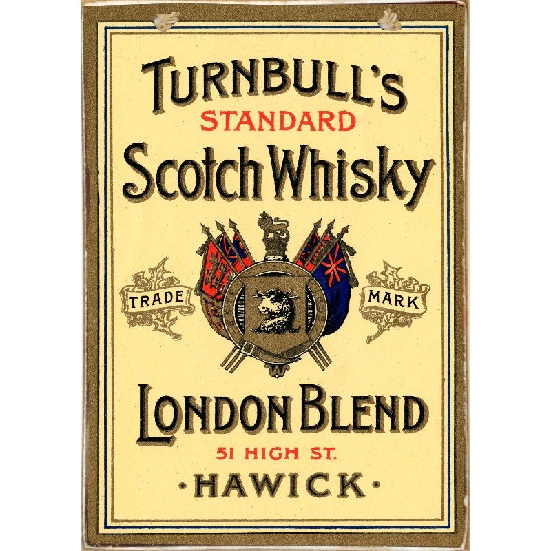 Turnbulls whiskey ξύλινος  πίνακας χειροποίητος