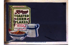 Corn Flakes - Χειροποίητος Μαυροπίνακας 20X30 εκατοστά