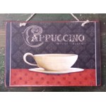 Πίνακας χειροποίητος cappuccino 30x20 εκ