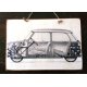 Πίνακας χειροποίητος car drawing 30x20 εκ