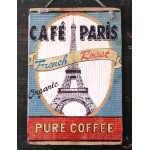 Πίνακας χειροποίητος Café Paris