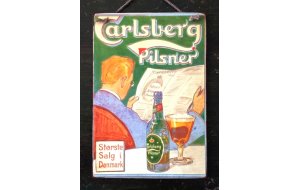 Vintage πίνακας χειροποίητος Carlsberg