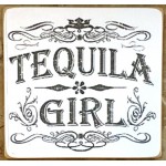 Πίνακας χειροποίητος tequila girl 21x21 εκ