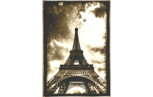 Πίνακας χειροποίητος Eiffel Tower 20x30 εκ