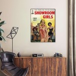 Πίνακας χειροποίητος showroom girls 21x30 εκ