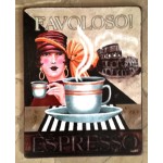 Πίνακας χειροποίητος espresso 21x30 εκ