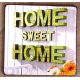 Πίνακας χειροποίητος home sweet home 21x21 εκ