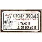 Πίνακας χειροποίητος kitchen specials 26x13 εκ