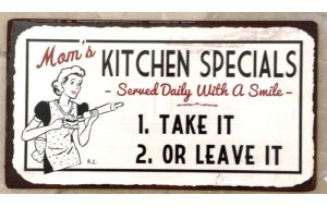 Πίνακας χειροποίητος kitchen specials 26x13 εκ