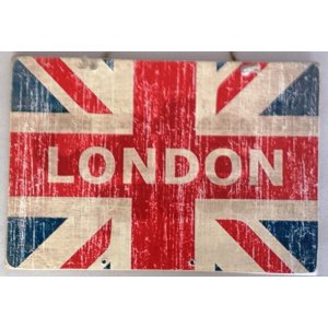 Πίνακας χειροποίητος vintage Αγγλική σημαία