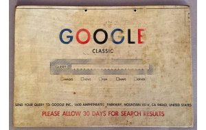 Πίνακας χειροποίητος Google Classic