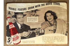 Πίνακας χειροποίητος vintage διαφήμιση της Pepsi Cola