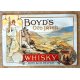 Πίνακας χειροποίητος vintage διαφήμιση Boyd's whiskey