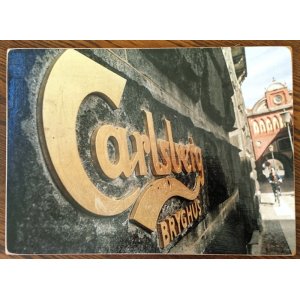 Πίνακας χειροποίητος Carlsberg vintage photo 40x30 εκ 