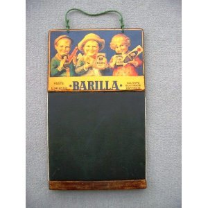 Μακαρόνια Barilla - Χειροποίητος Μαυροπίνακας 26x38 εκ