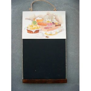 Αλλαντικά - Χειροποίητος μαυροπίνακας 26 x 38 εκ