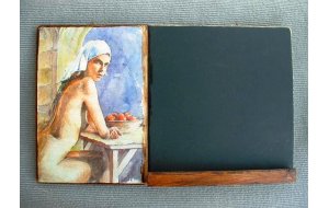 Nude Woman - Χειροποίητος Μαυροπίνακας 26 X 38