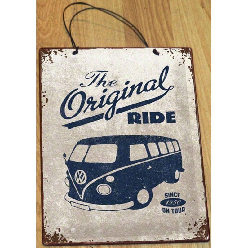 Original ride vintage ξύλινο πινακάκι