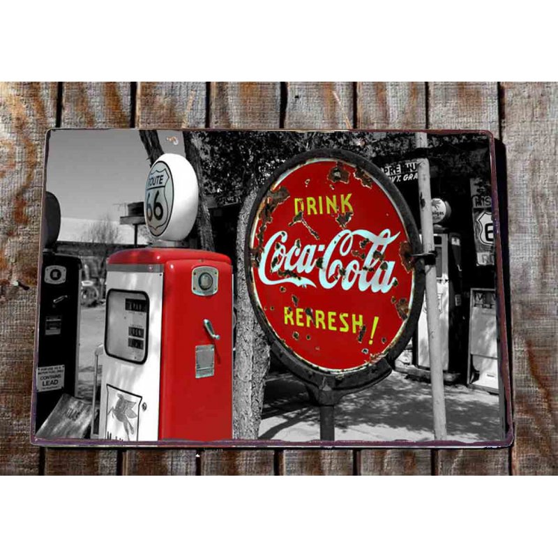 Coca Cola vintage ξύλινο πινακάκι