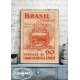 Post stamp Brazil χειροποίητος πίνακας γραμματόσημο