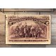 US poststamp ξύλινος χειροποίητος πίνακας γραμματόσημο